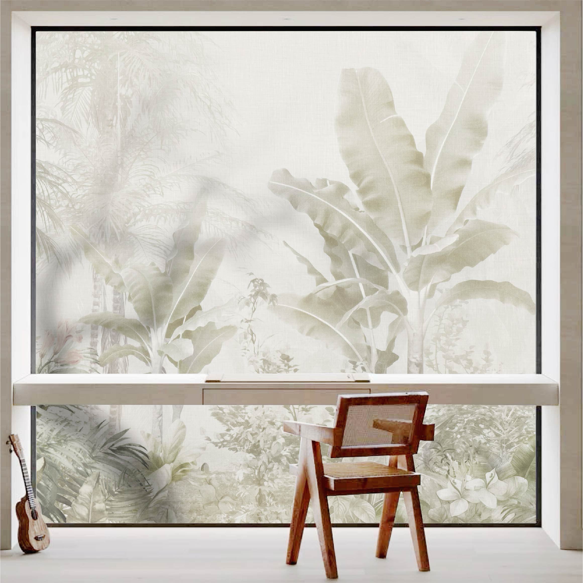 It can be cut to fit the window